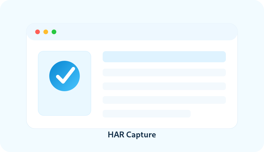 Capture evidence